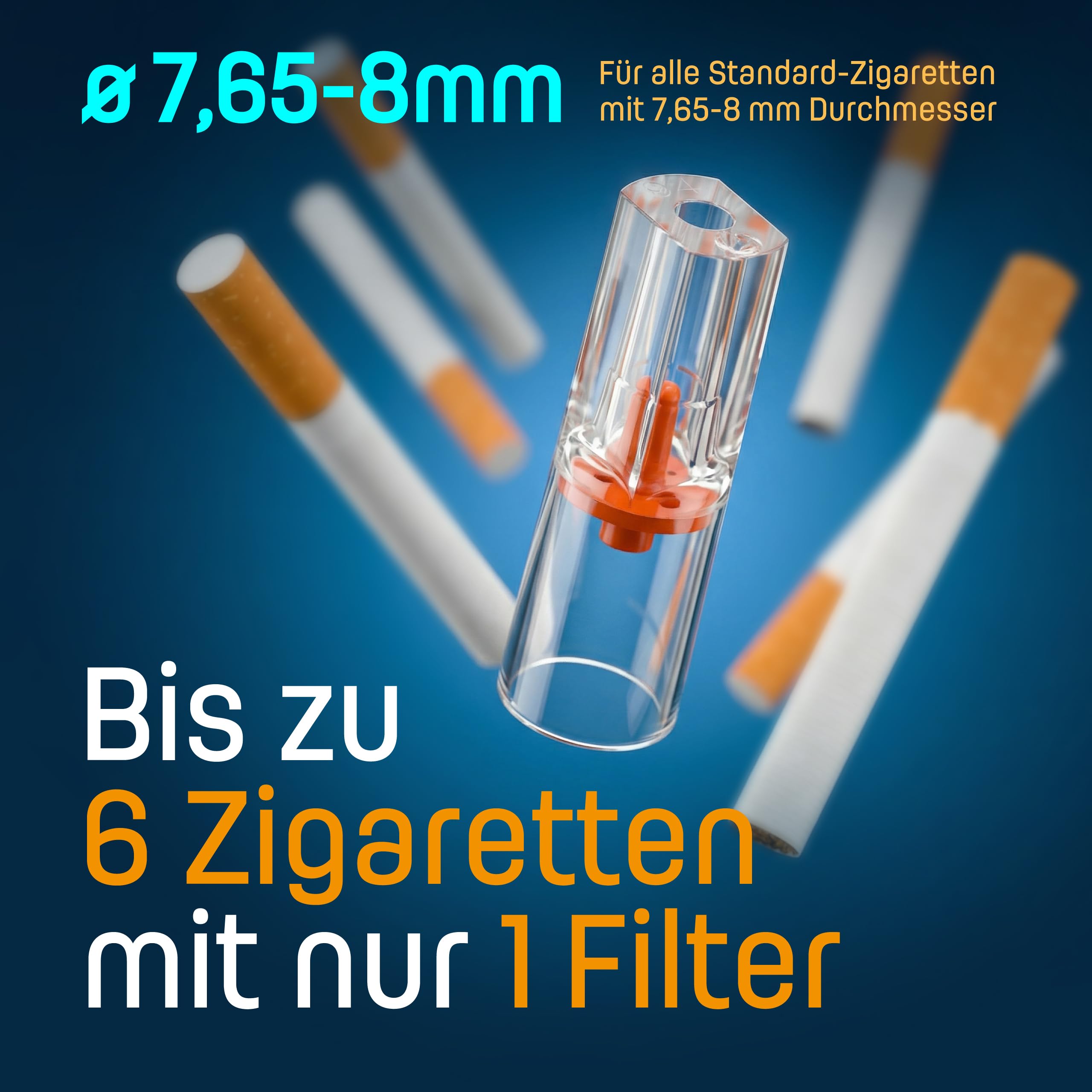 Filtros para fumadores estándar – 1200 unidades – Accesorio para filtro de cigarrillos – 1200 unidades