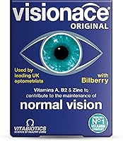 Vista 1 de Vitabiotics Visionace Original - Multivitamínico nutricional para visión normal Vitaminas A, B2 y Zinc - 30 Tabletas