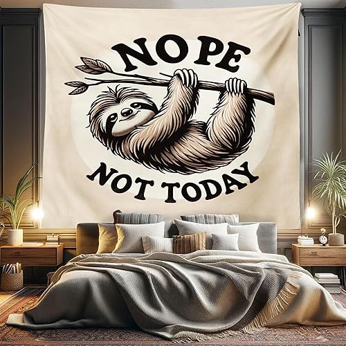 Miniatura 56 de Ambesonne Tapiz de naturaleza, silueta de oso salvaje en el bosque de la selva en la noche oscura, ilustración para colgar en la pared para Verde