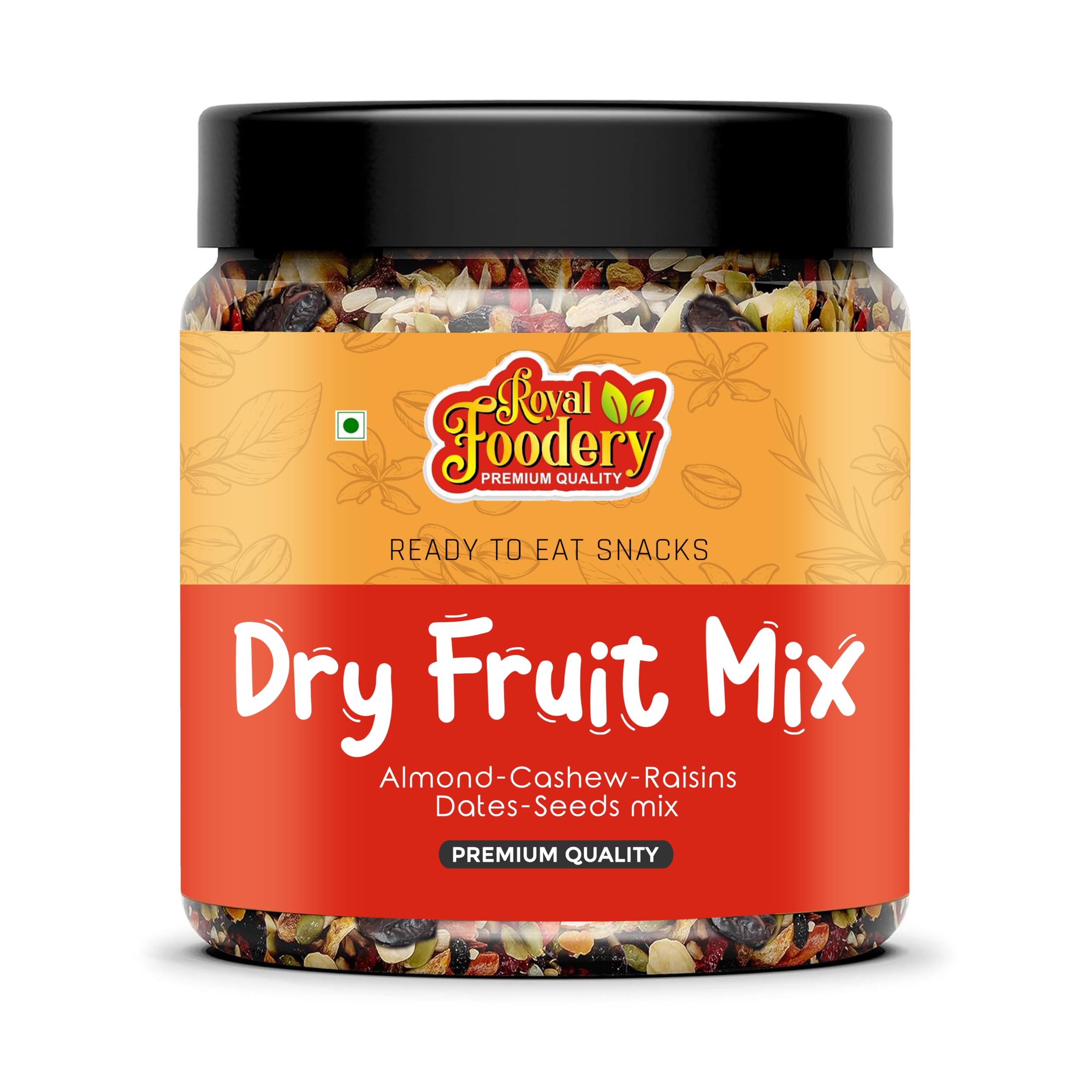 Royal Foodery Premium Mix Dry Fruits with Almonds, Cashews, Kishmish, Dry Dates, and Black Raisins - Nutritious Snack Mix (500gm) (B0CRRDX7WN) Amazon Price History, Amazon Price Tracker