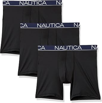 Nautica Mens Stretch Light Weight Mesh 3 Pack Boxer Brief