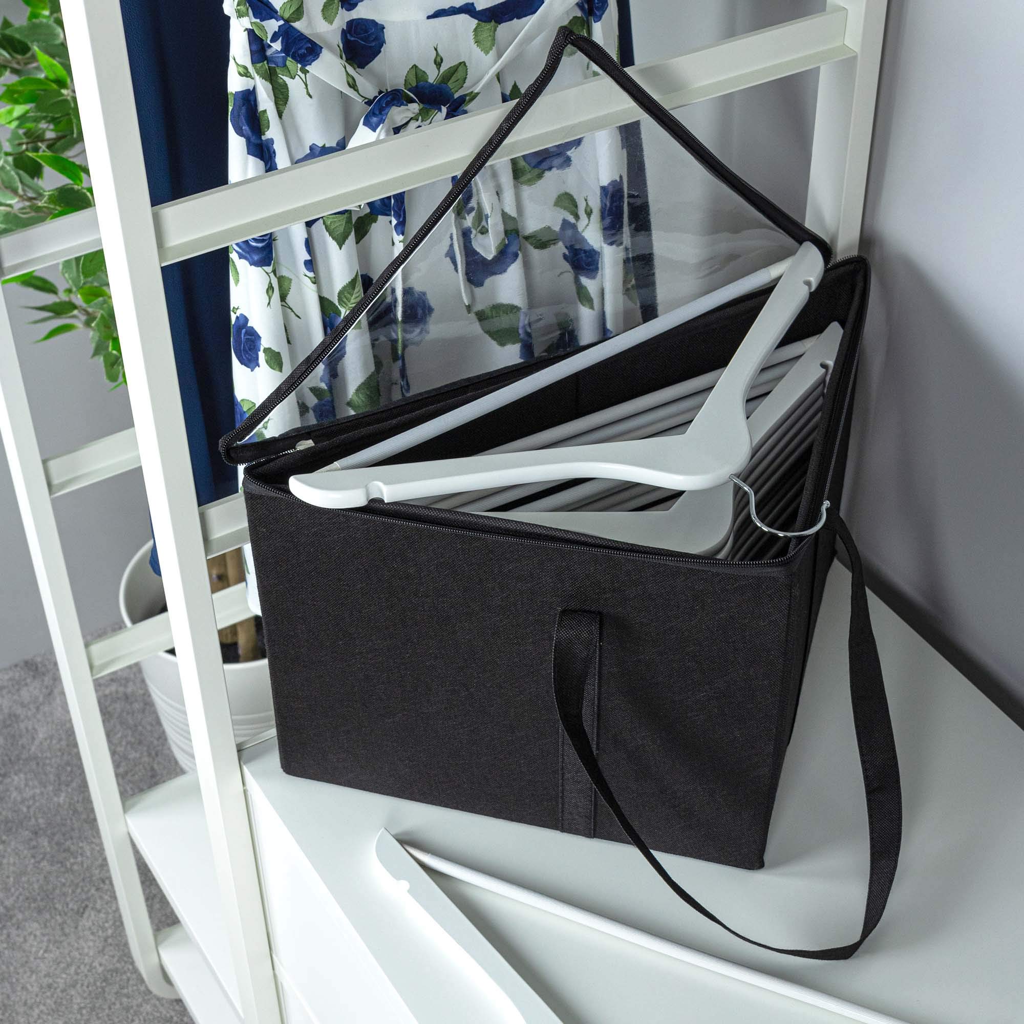 HANGERWORLD Appendiabiti con due manici, pieghevole, salvaspazio