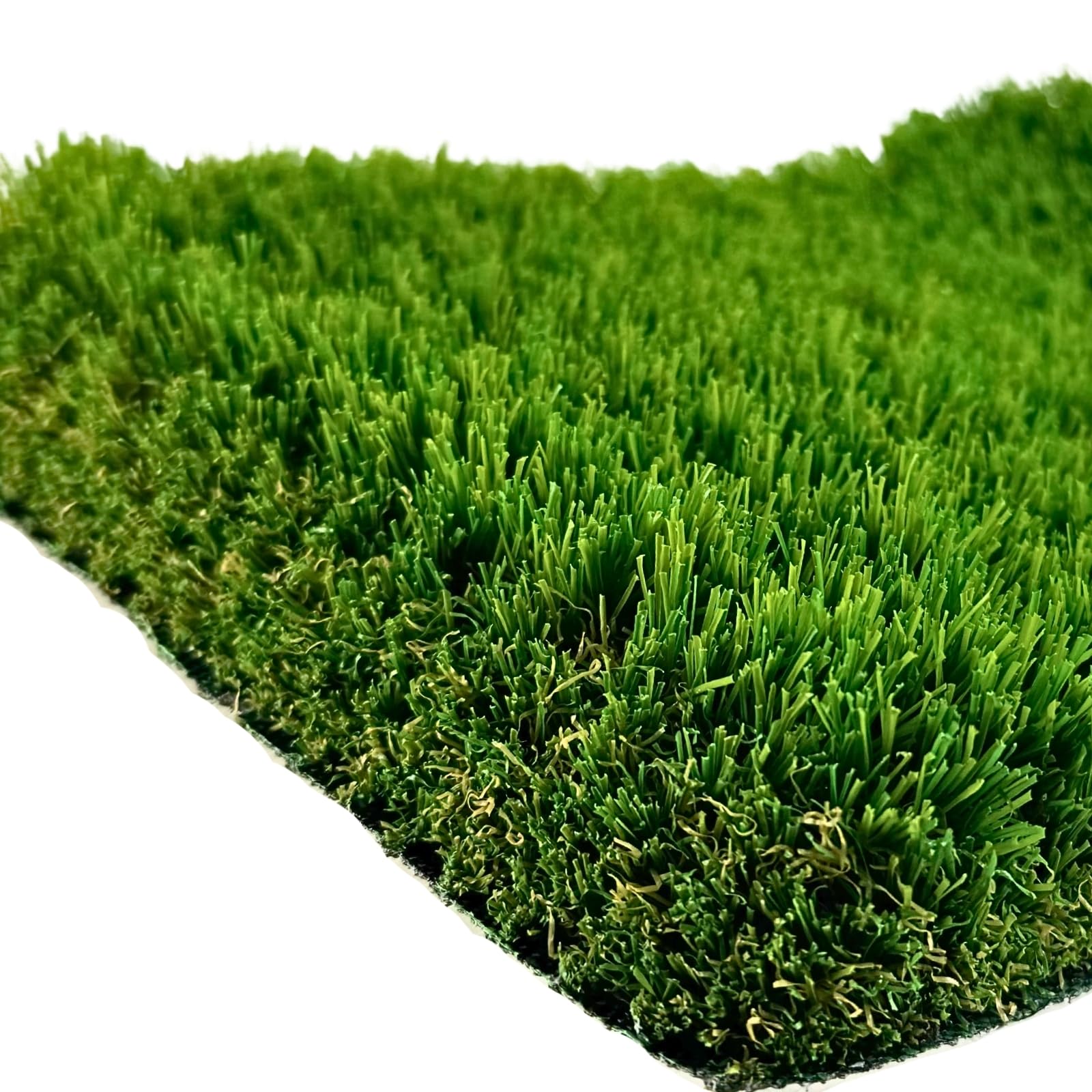Césped Artificial Terraza 42mm Premium. Rollos Cesped Artificial al Corte. con Memoria. Super Suave. Mod Santander (1mx10m = 10m2)