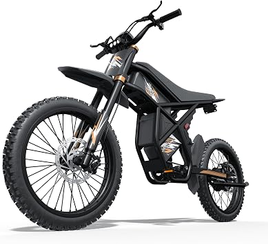 Bootime GT73/ GT73 Pro Electric Dirt Bike for Adults Teens - 3000W/ 2500W Motor 50/37 MPH High-Speed, 25" Fat Tires & Dual Removable Battery60V/48V | All-Terrain Off-Road eBike for Snow, Sand
