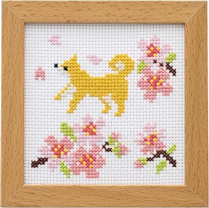 Amazon Lecien ルシアン 刺しゅうキット かわいいどうぶつと季節のお花 フレーム付きクロスステッチキット しばいぬとさくら 864 刺しゅうキット 通販 Amazon Lecien ルシアン 刺しゅうキット かわいいどうぶつと季節のお花 フレーム付きクロスステッチキット しばいぬとさくら 864 刺しゅうキット 通販