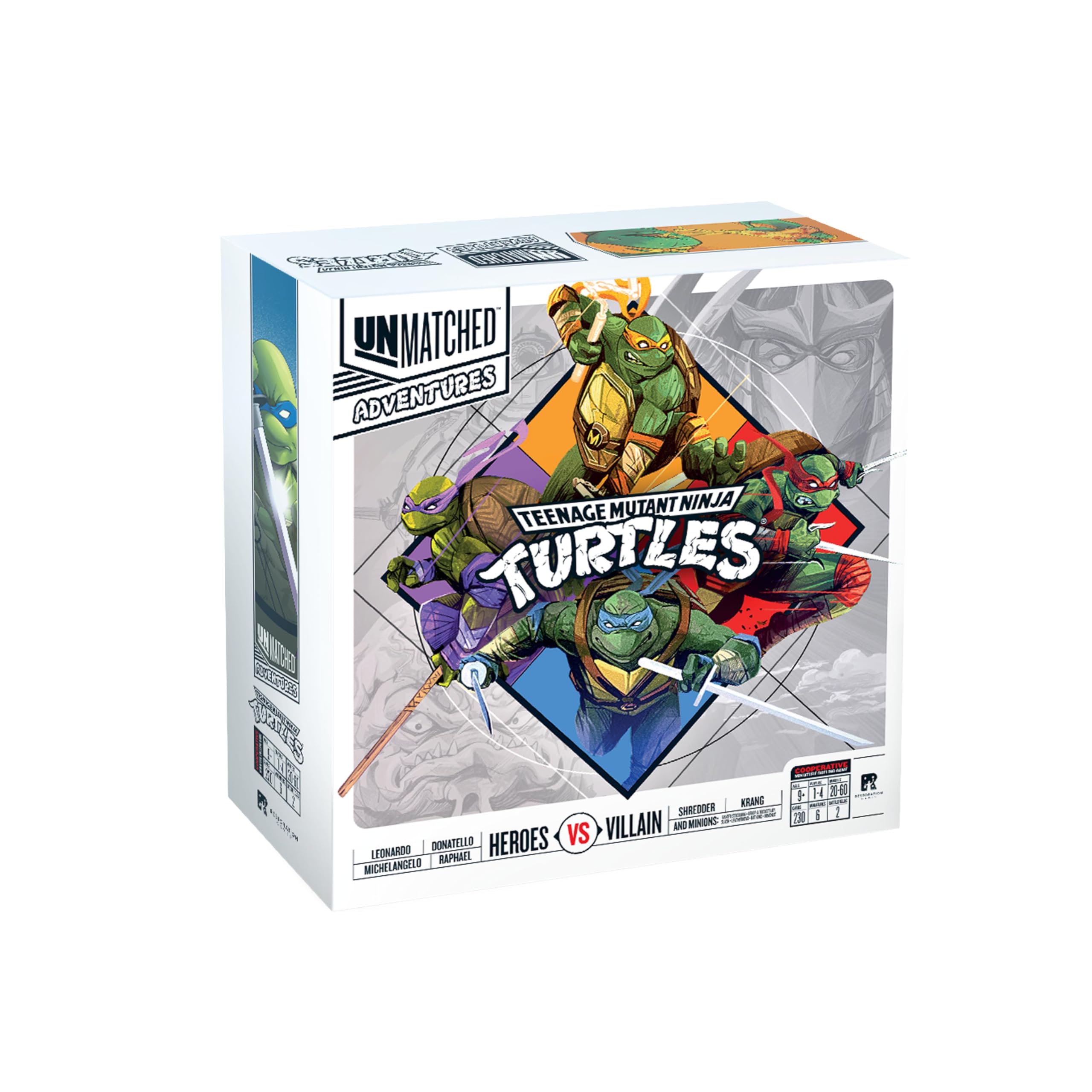 Amazon.com: Restoration Games Unmatched Adventures Teenage Mutant
