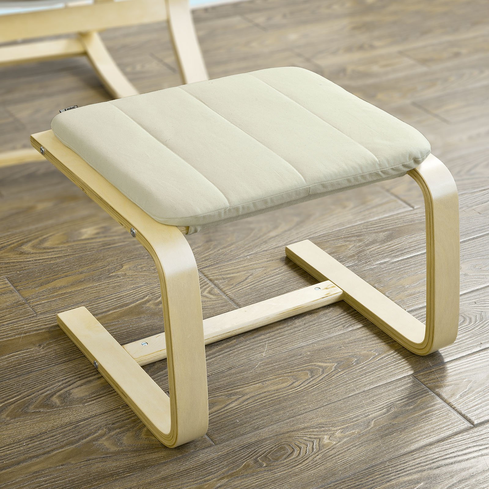 SoBuy FST38-W Tabouret Repose-Pieds Pour Fauteuil Relax - Hauteur 39 cm