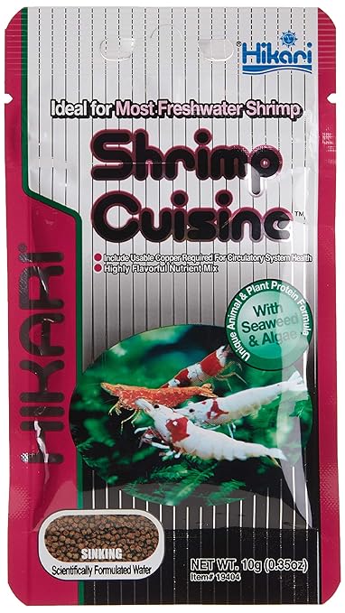Hikari USA Inc Shrimp Cuisine for Freshwater Ornamental Shrimp Fish Food, 10g