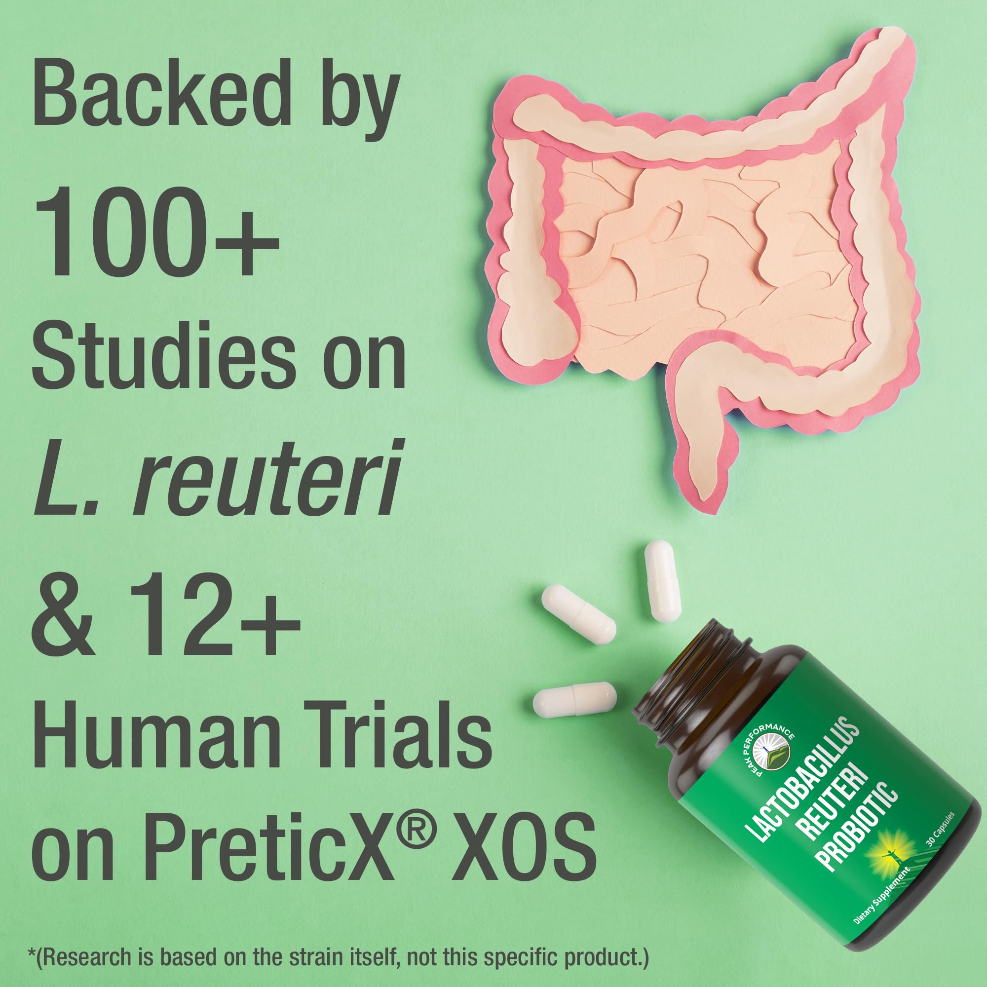 Lactobacillus Reuteri 50 Billion CFU Probiotic Capsules Supplement — Amazon image 3