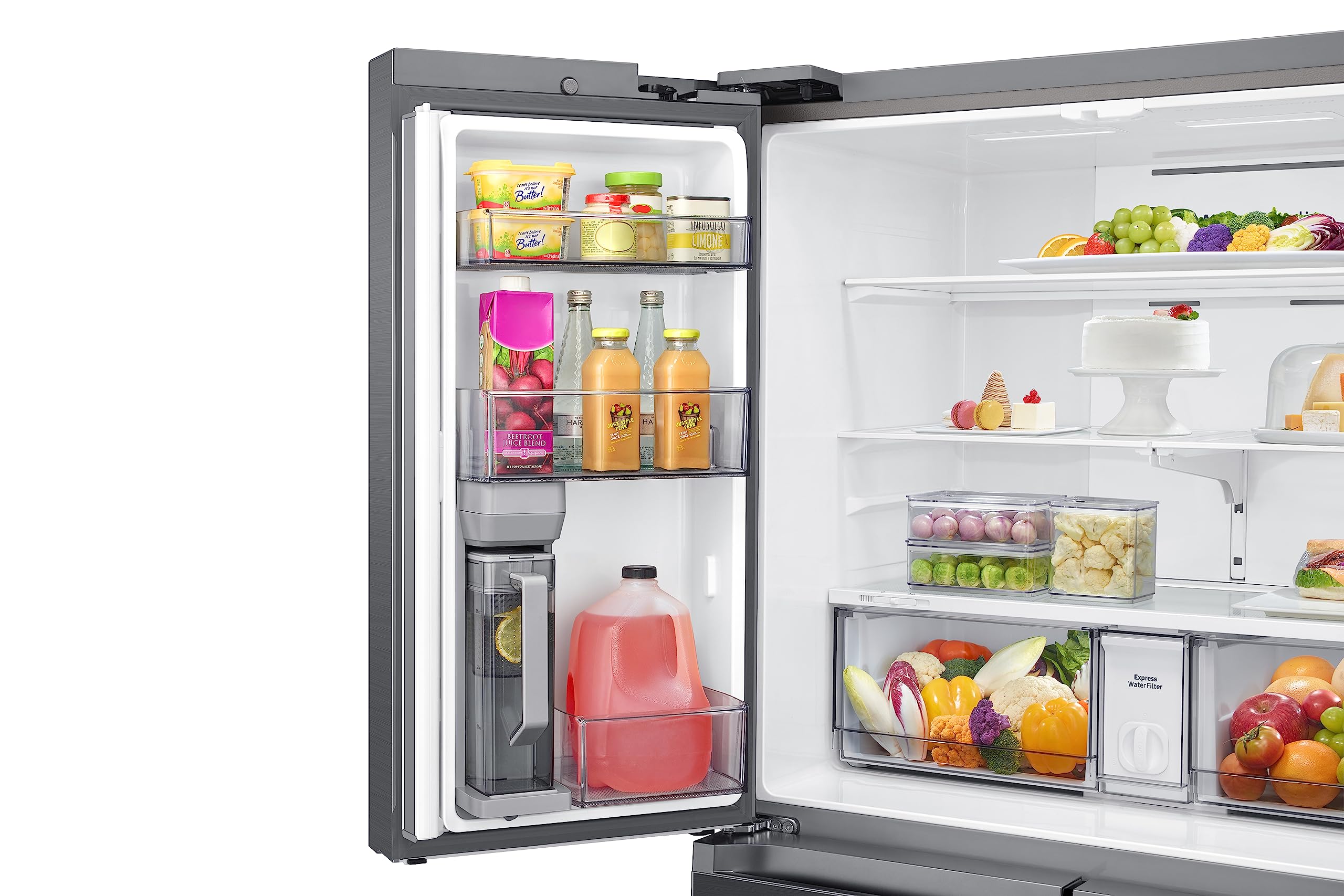 Samsung Frigorifero French Door con congelatore, 178 cm, 649 l, AI Energy Mode (SmartThings), Auto Ice Maker, No Frost+, effetto acciaio inox, RF59C701ES9/EG