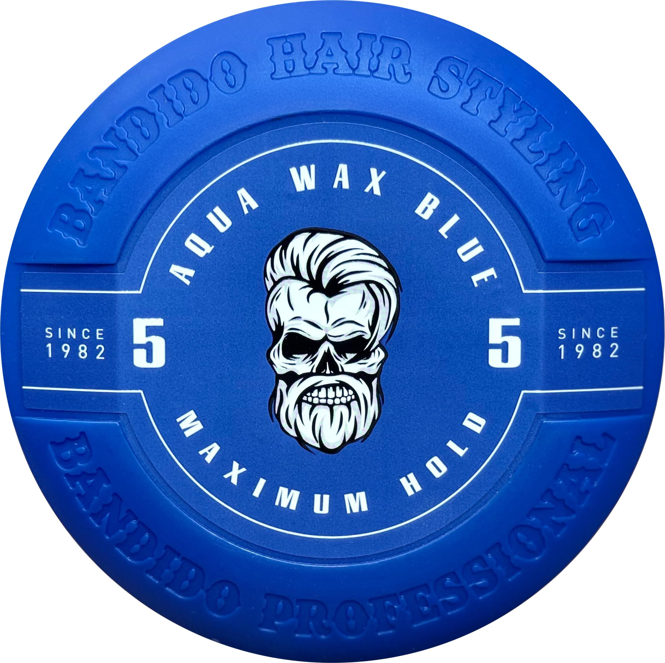 Bandido Aqua Wax Blue n. 5 450 ml – Cera per capelli da uomo con presa estremamente forte – Aqua Hair Wax con profumo di gomma – Styling Wax per look bagnato – Gel per capelli a base d'acqua per