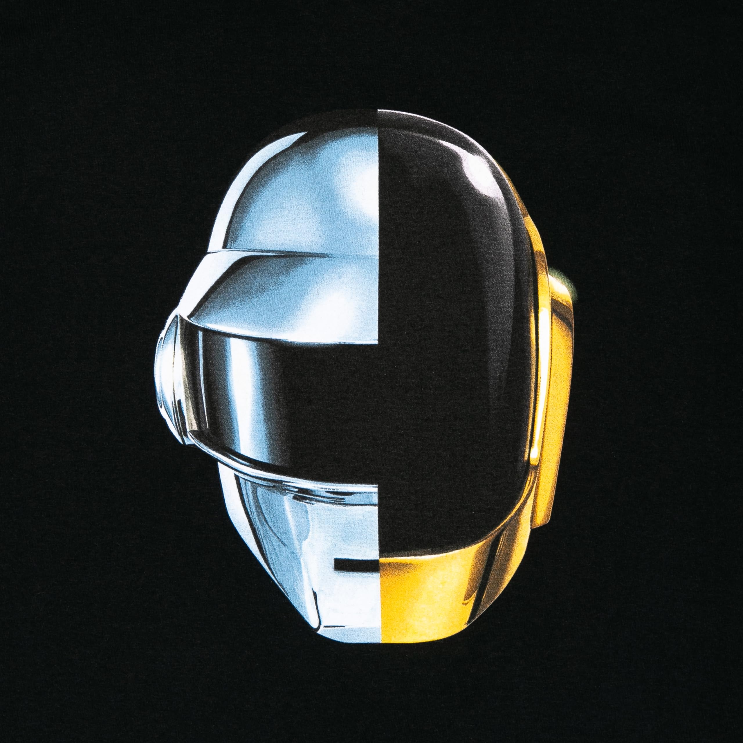 Daft Punk Daft Punk Official Merch Split Helmet Tee Réapprovisionnement Mixte (Lot de 1)