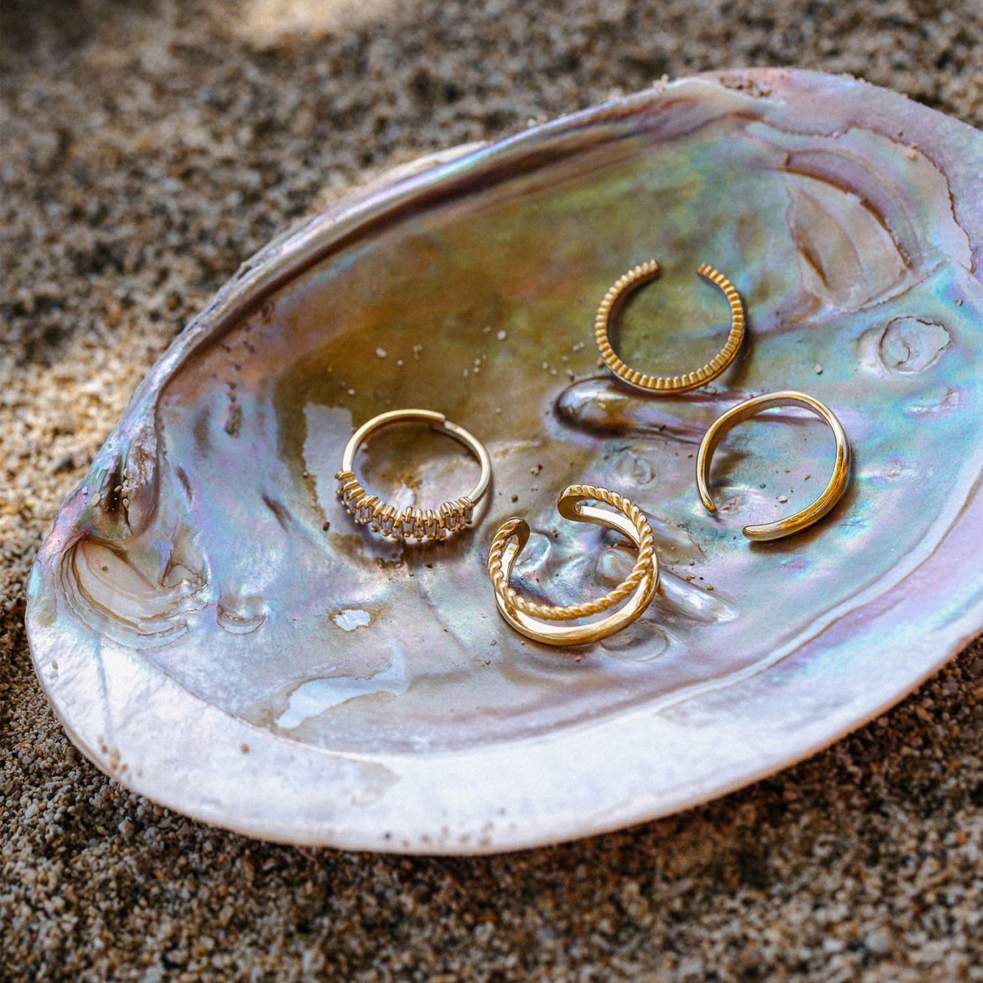 Purelei Mau Ring Adjustable Verstellbarer Ring Gold Silber Roségold Edelstahl Größen S/M M/L