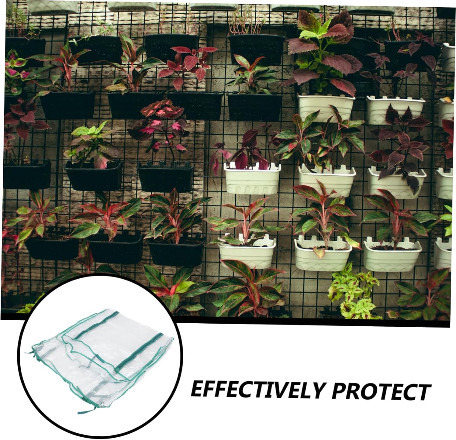 MERRYHAPY Protect Your Plants Greenhouse Flower Protector Garden Protection Tool Greenhouse PVC Cover for Home Use