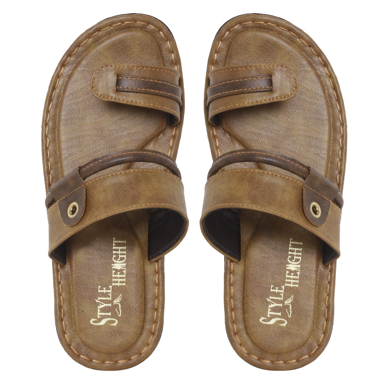 Style Height Slippers for Mens&Boys Tan (B087DZFSJ9) Amazon Price History, Amazon Price Tracker