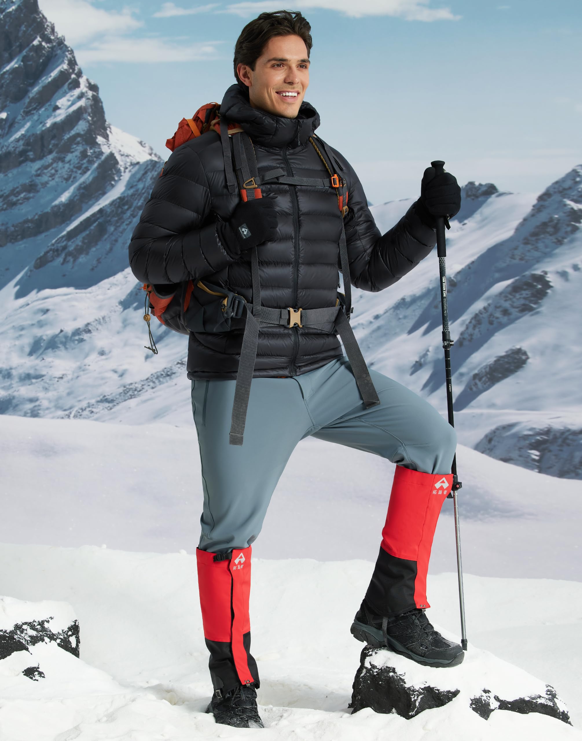Pioneer Camp Herren Daunenjacke – Leichte Steppjacke mit Kapuze, Primaloft-Isolierung & Wasserabweisend – Warme Winterjacke für Outdoor & Alltag