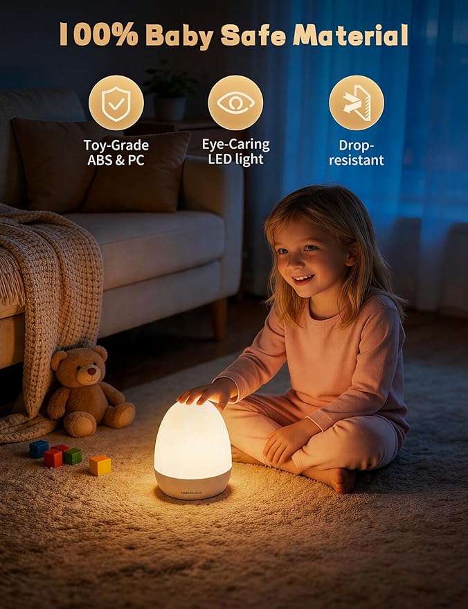 Lámpara LED Huevo para Cuarto de Bebés miniatura 2