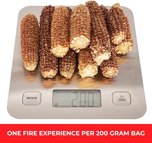 Miniatura 5 de Arrancador de fuego instantáneo totalmente natural para barbacoa, fogata, horno de pizza, hoguera, carbón, briqueta (2 mazorcas de maíz por paquete)