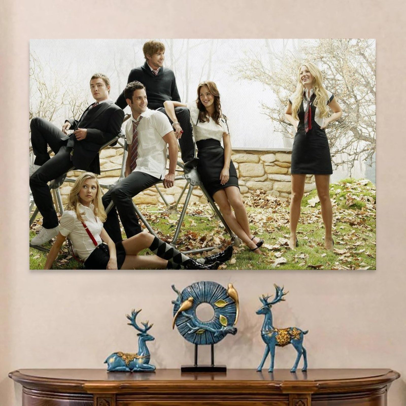 Poster Gossip Girl Sur Toile - 30 X 45 Cm, Sans Cadre - Décoration Murale Moderne Pour Salon Ou Chambre