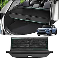 Vista 54 de Powerty Cubierta de Carga para Toyota RAV4 2013-2018, Cubierta Retráctil de Maletero, Cubierta de Privacidad, Repuesto para Accesorios Toyota RAV4