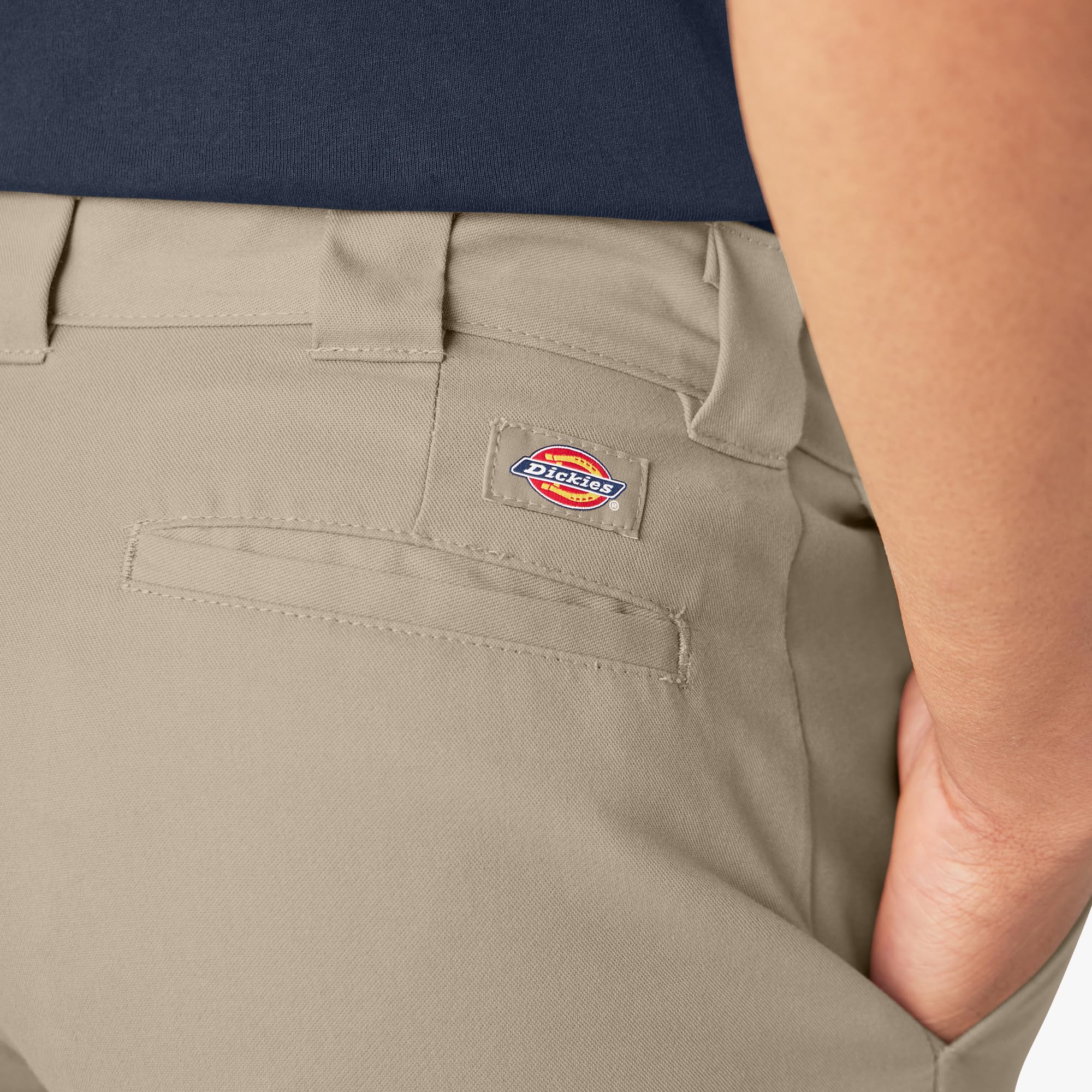 Dickies Męskie spodnie cargo z twillu ze stretchem, krój regularny, duże