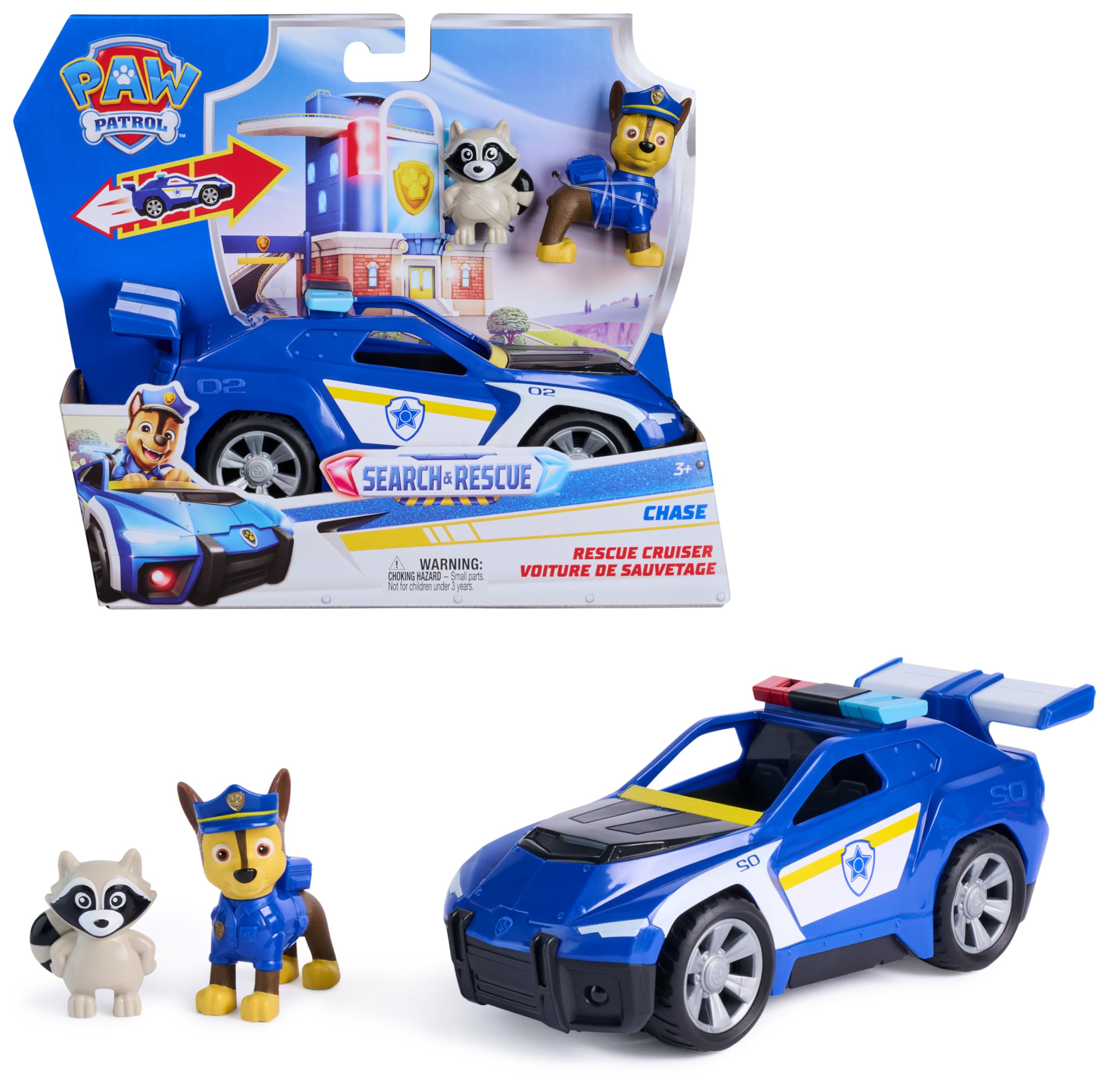 Paw Patrol Search and Rescue Chase Rescue Cruiser Playset