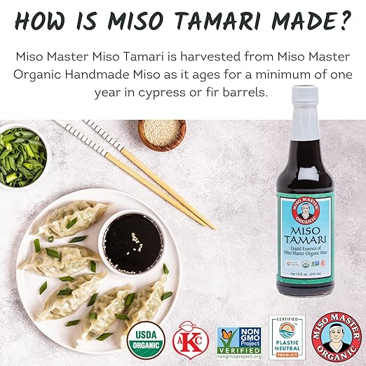 Miso Master Tamari Orgánico Sin Gluten 10 oz miniatura 4