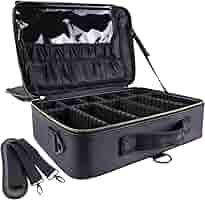 Amazon.com: Oewoer Travel Makeup Train Case, PU Leather