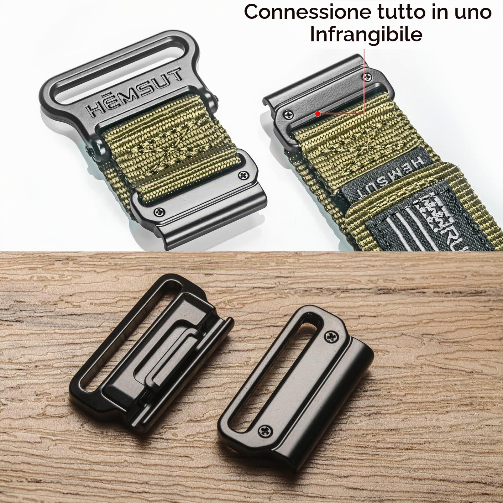 Compatibile con Garmin Watch Band, cinturino sportivo in nylon super robusto con design ad anello tessuto, per fēnix/Forerunner/Vivoactive/Approach/MARQ/Quatix/D2