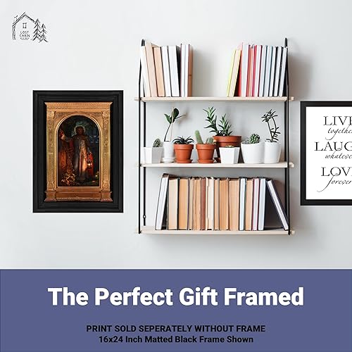 Miniatura 5 de Cabina perdida la luz del mundo 1851 por William Holman Hunt  Impresión sin marco  Reproducción de pinturas de obras de arte finas  Póster enmarcado