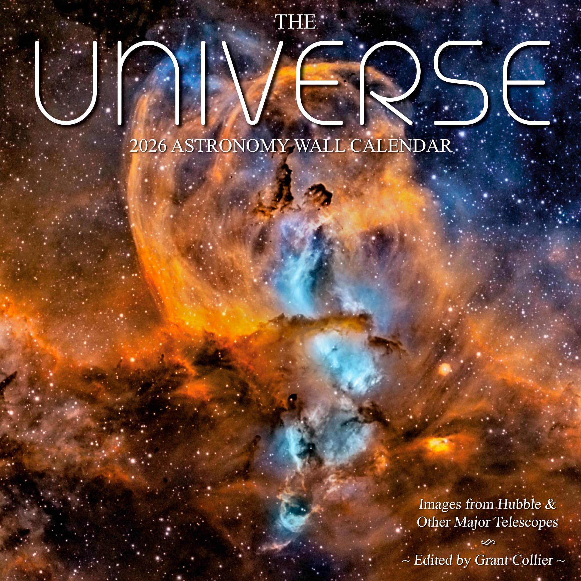 The Universe 2026 Astronomy Wall Calendar: Images from NASA's Hubble Space Telescope - Galaxies, Nebulae, more (12"x12")
