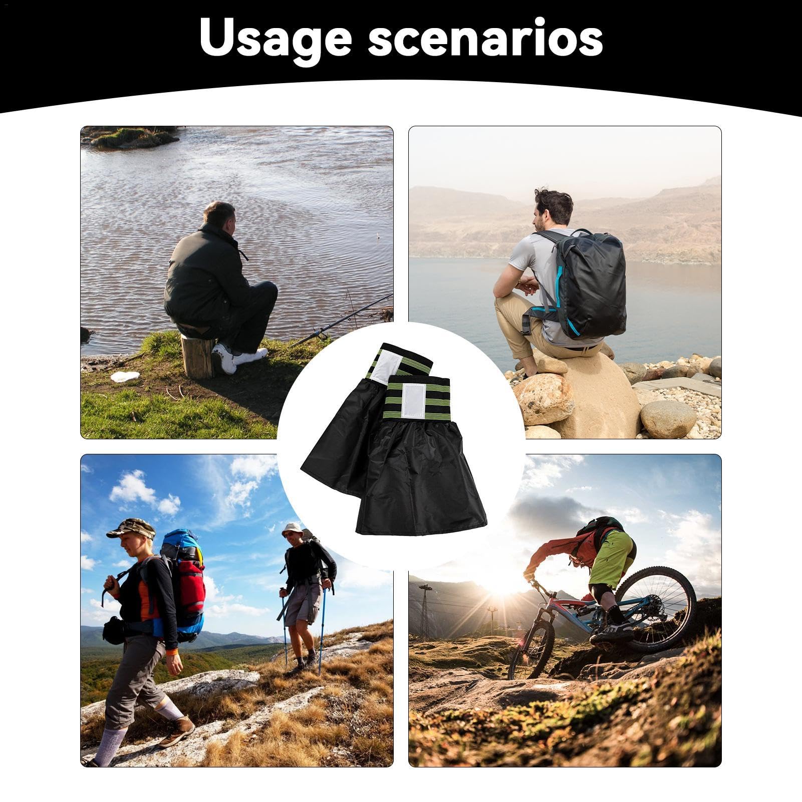 Ghette Per Gambe, Impermeabili, Regolabili, Anti-Sabbia - Foto 3