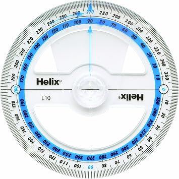 Helix 10cm Protractor