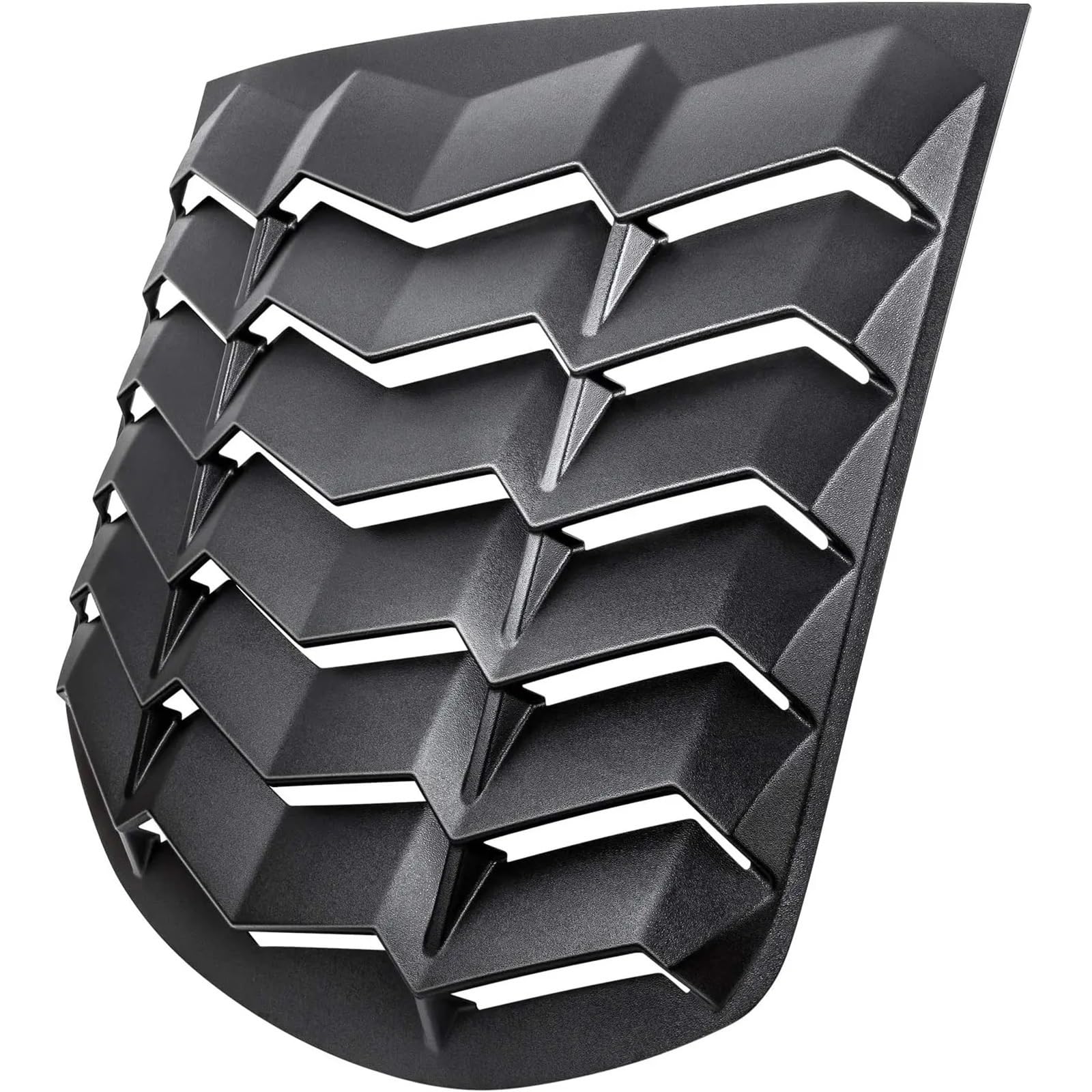 ABS Rear Window Louver Compatible for Hyundai Genesis Coupe 2010-2016 Wind-Shield Sun Shade Cover in GT Lambo Style