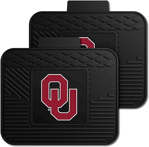 Miniatura 3 de Fanmats University of Oklahoma Sooners Juego de 4 alfombrillas para automóvil, SUV, camionetas, protección para todo tipo de clima, diseño de