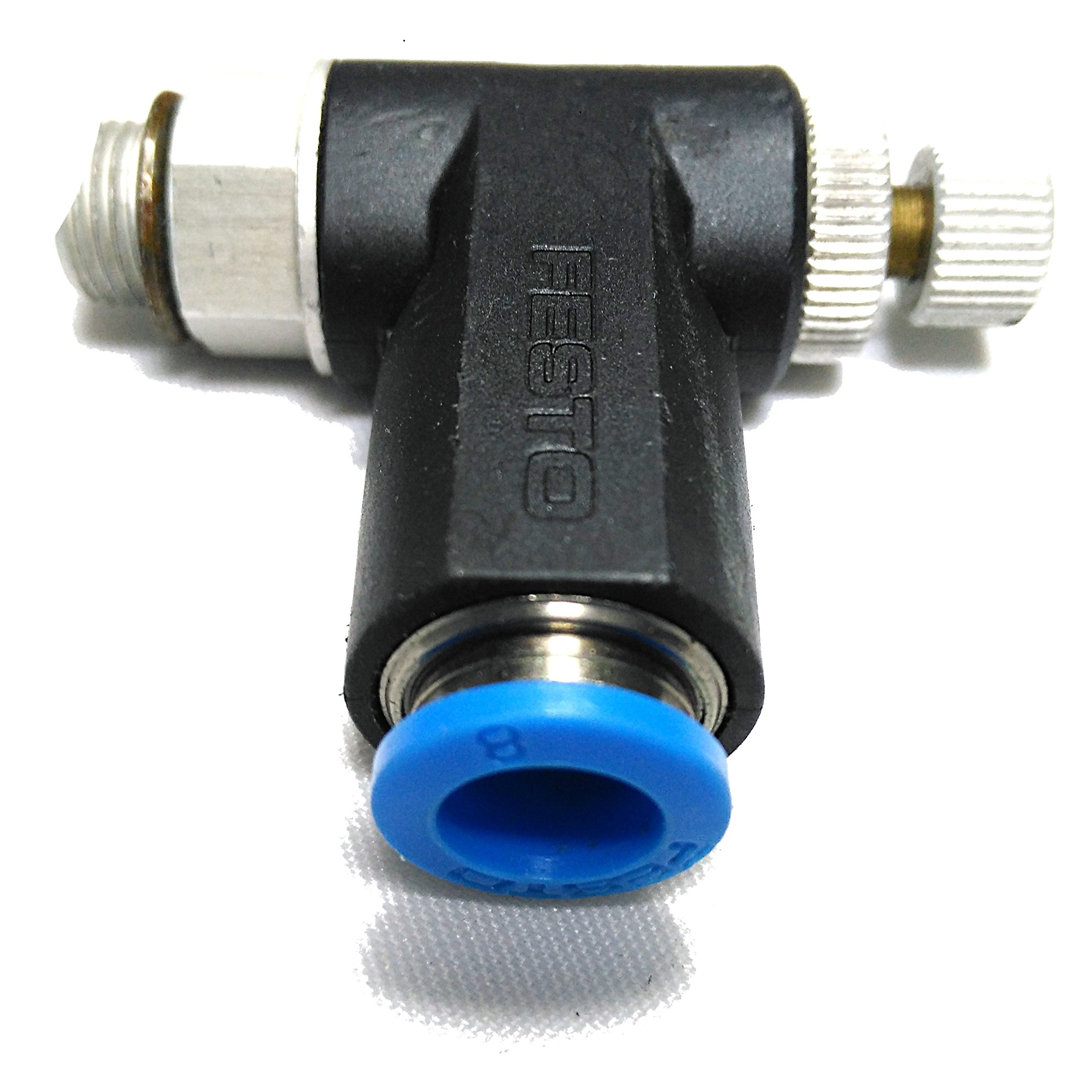 Festo 162968 1-Way Flow Control Valve, GRLA-1/4-QS-8-RS-B: Amazon