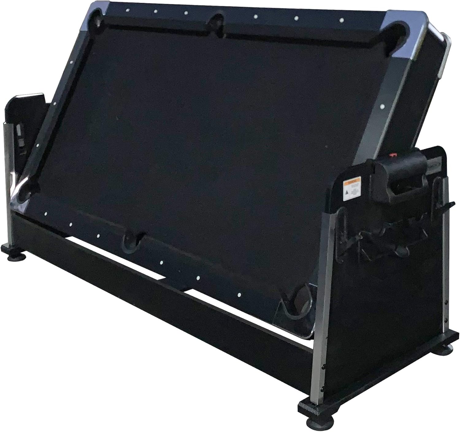 RACK Triad 7-Foot 3-in-1 Multi Game Swivel Billiard/Pool Table (Black Felt with Black Body) : Sports & Outdoors