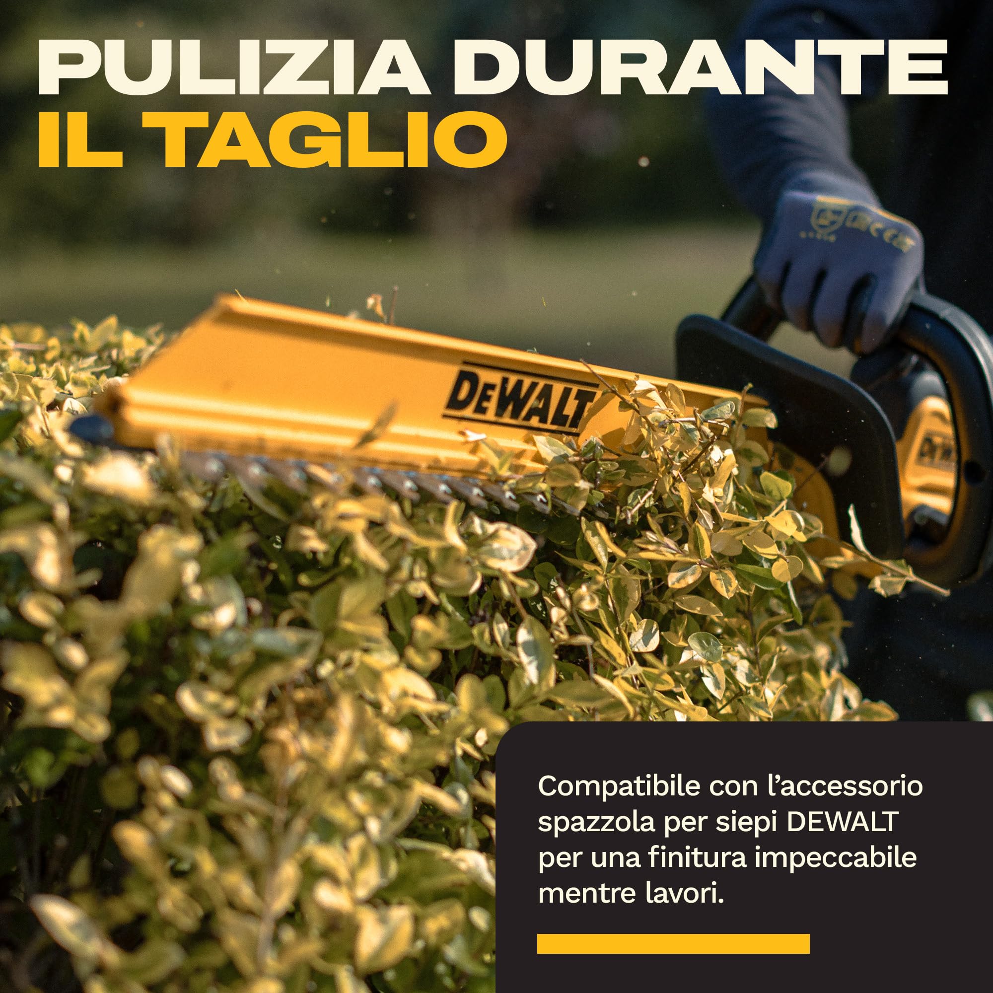 DEWALT Motosega Compatta Brushless 30cm 18V XR, progettato per tagli rapidi e precisi grazie alla sua robusta lama da 55 cm e allo spazio di 19 mm, Solo Utensile, DCM565N-XJ