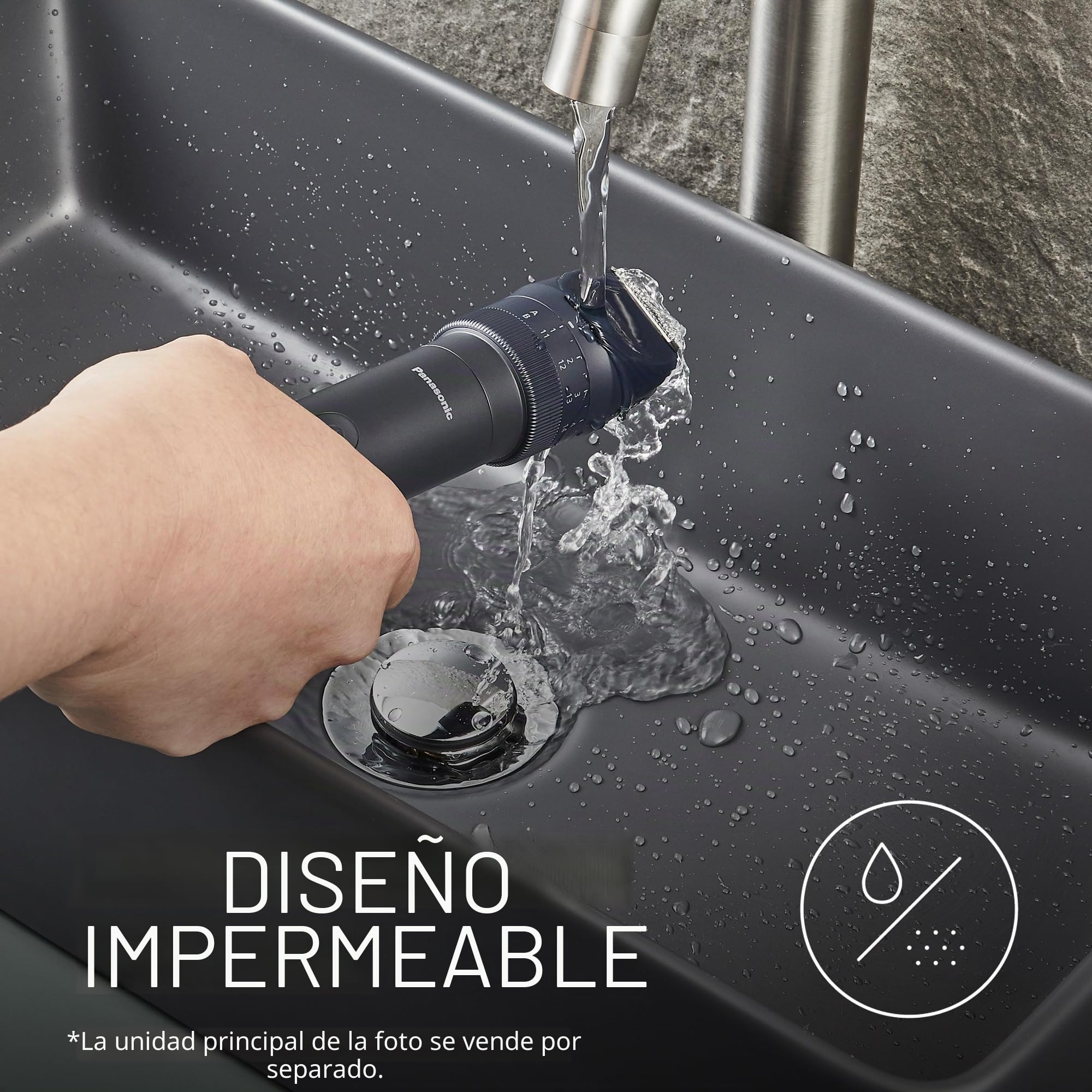 Panasonic MULTISHAPE Sistema De Cuidado Personal ER-CDT1 & ER-CKL1 Paquete, Accesorios Cabezales de Afeitado y Recorte Detallado con batería recargable Ni-MH, Negro