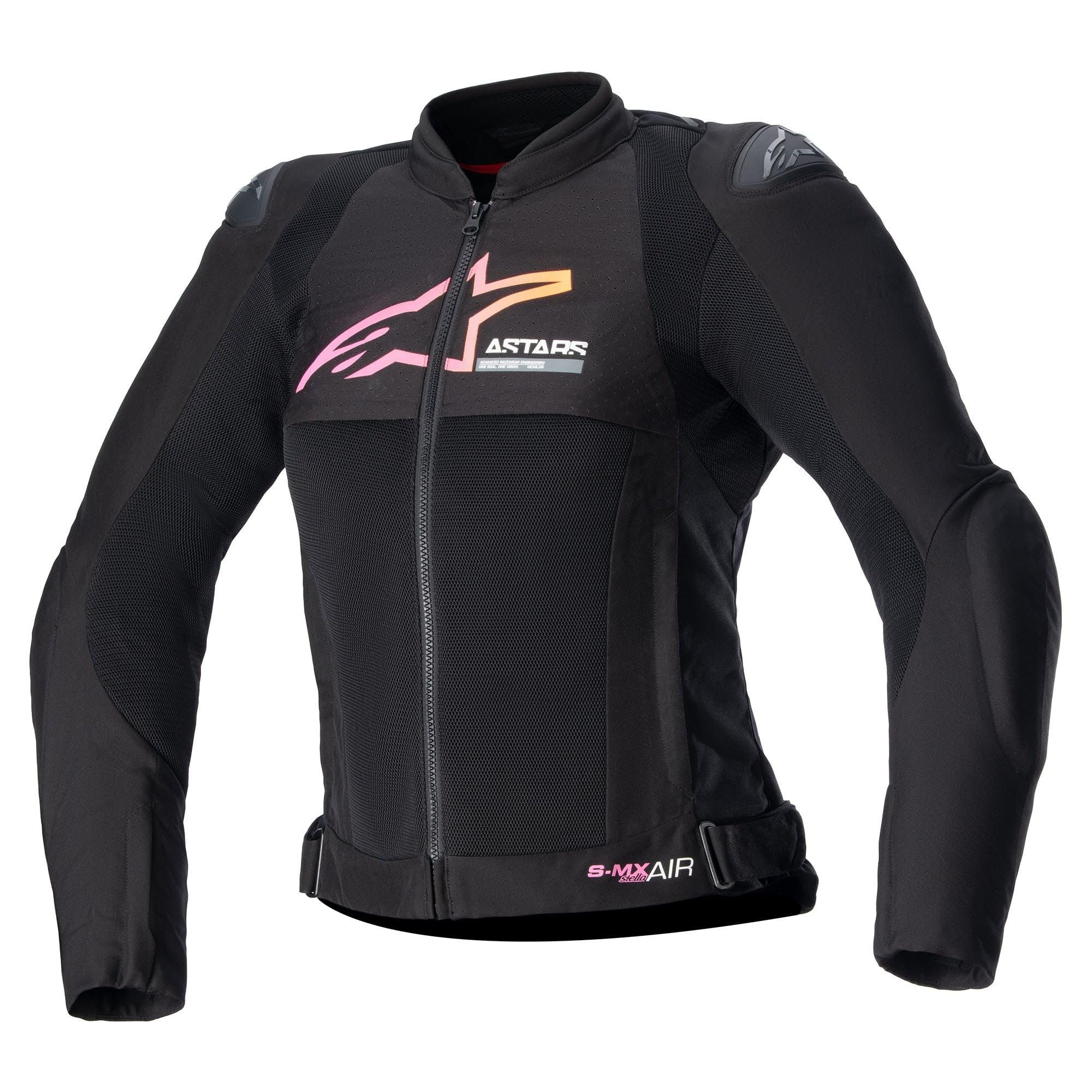 AlpinestarsWomen Stella SMX Air Jacket S, Black/Yellow/Pink