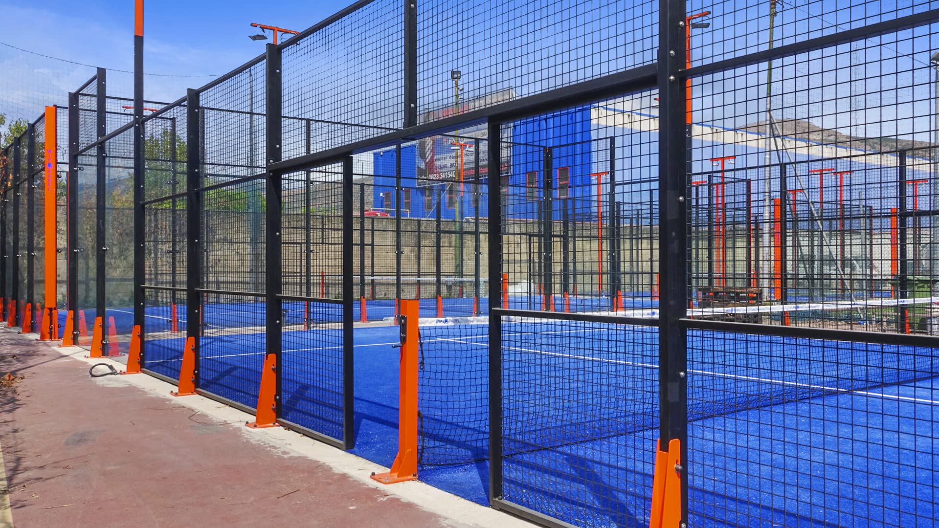Wip Padel - Impianto da Padel Regolamentare 100% Made in Italy, Paddle Tennis Structure, Perfetto per Centri Sportivi, Strutture Ricettive, Alberghi etc... Rete Non Inclusa