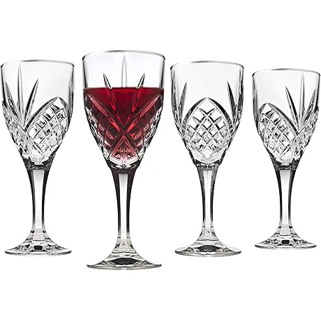 Godinger Wine Glasses: Elegant Dublin Platinum Goblets