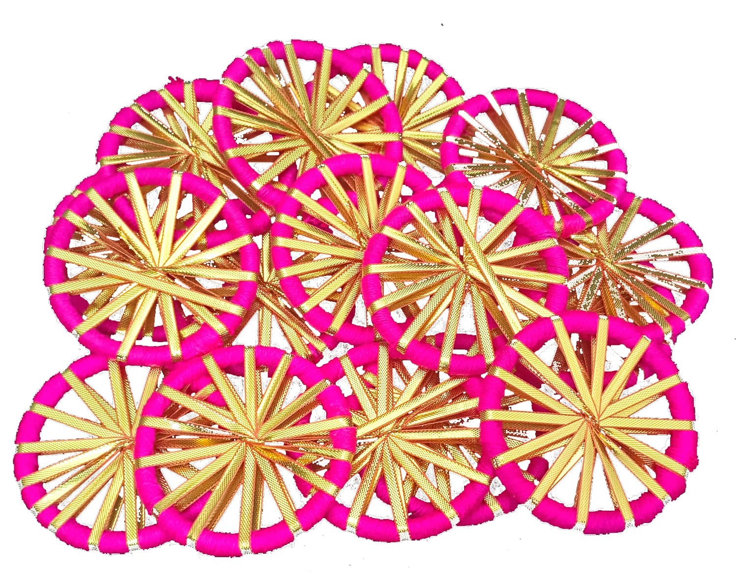 See full amazon price history chart for Handmade Decorative Bangles/Chakri Gota for Handicraft, Home & Fesival Decoration, Vandanwar Wall Decoration Ethnic Bangles Candle Tea Lights (3Inch 50pc Set, Rani Color Chakri) Handmade Decorative Bangles/Chakri Gota for Handicraft, Home & Fesival Decoration, Vandanwar Wall Decoration Ethnic Bangles Candle Tea Lights (3Inch 50pc Set, Rani Color Chakri) (B0BRQSY8J4) Amazon Price History, Amazon Price Tracker