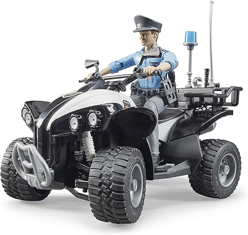 Miniatura 10 de Bruder Quad con policía y accesorios de piel clara (el género puede variar)
