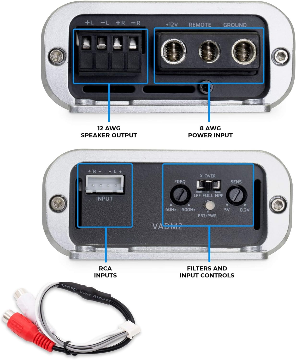 Onе-Dау Sаlе: Uр tо 50% оƒƒ NVX VADM2 440W RMS Full Range Class D 2-Channel Car/Marine/Powersports Micro Amplifier