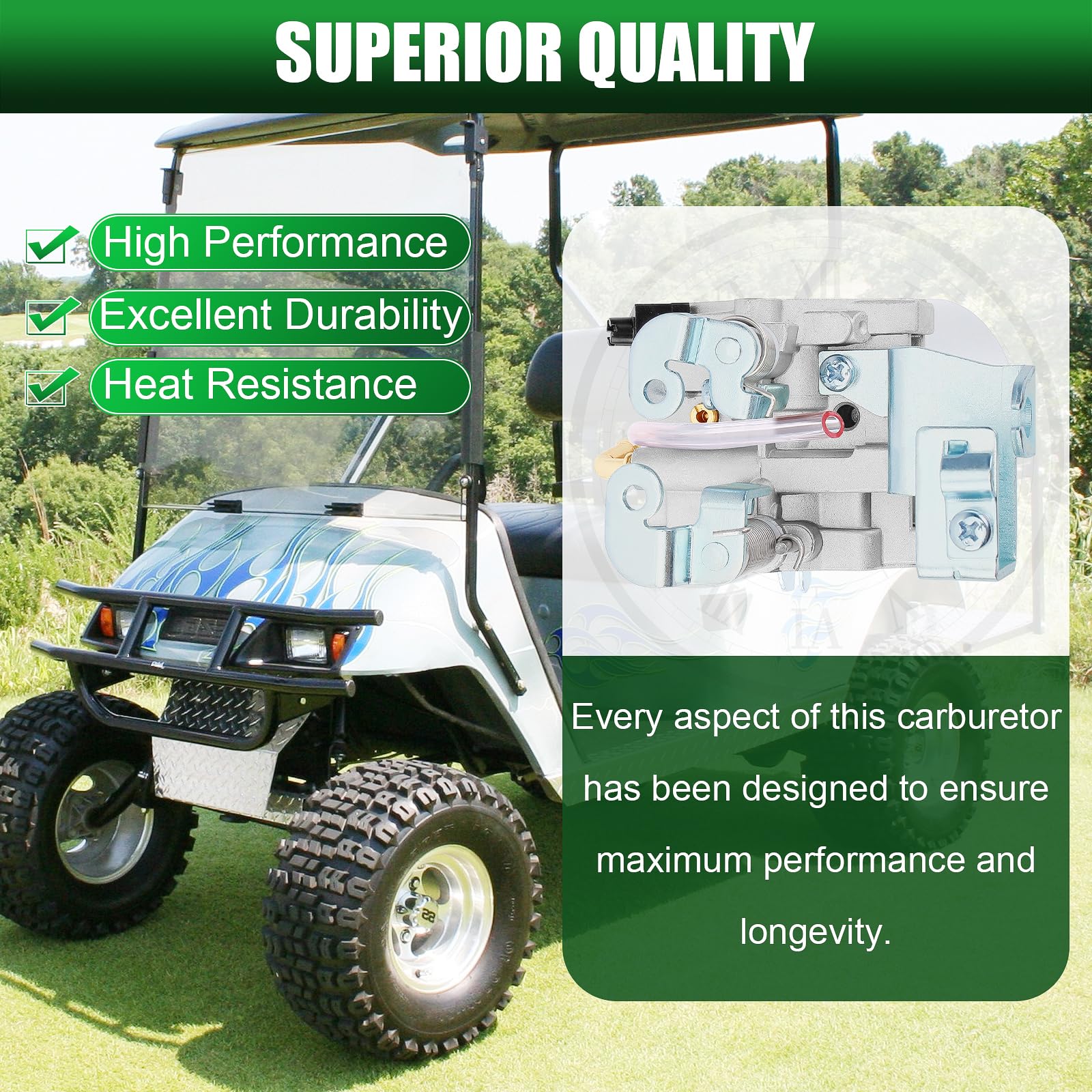 Gaźnik G16 kompatybilny z wózkiem golfowym Yamaha G16A G17 G18 G19 G20 G21 JN6-14101-15 JN6-14101-14 JN6-14101-10 JN3-14101-00 175555 1755 o 7 4-cyklowy silnik 1995 1996 1997 1998 1999 2000 2001 2002