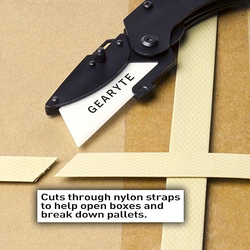 Miniatura 7 de Gearyte Reemplazo de cuchillas de cerámica para cortadores de caja y cuchillos utilitarios, más duros que el acero, circonita, cerámica y afilado de