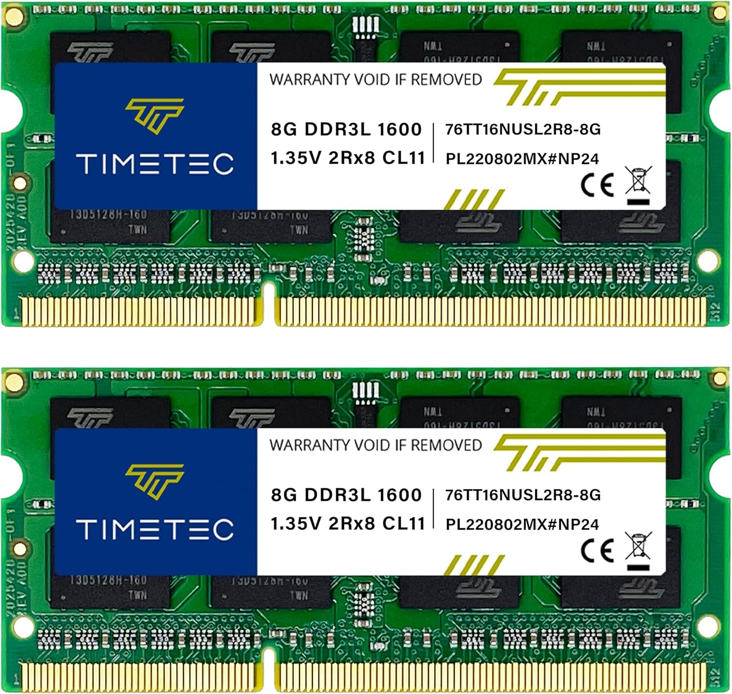 Amazon.co.jp: Timetec 16GB KIT(8GBx2枚) DDR3L / DDR3 ノートPC用
