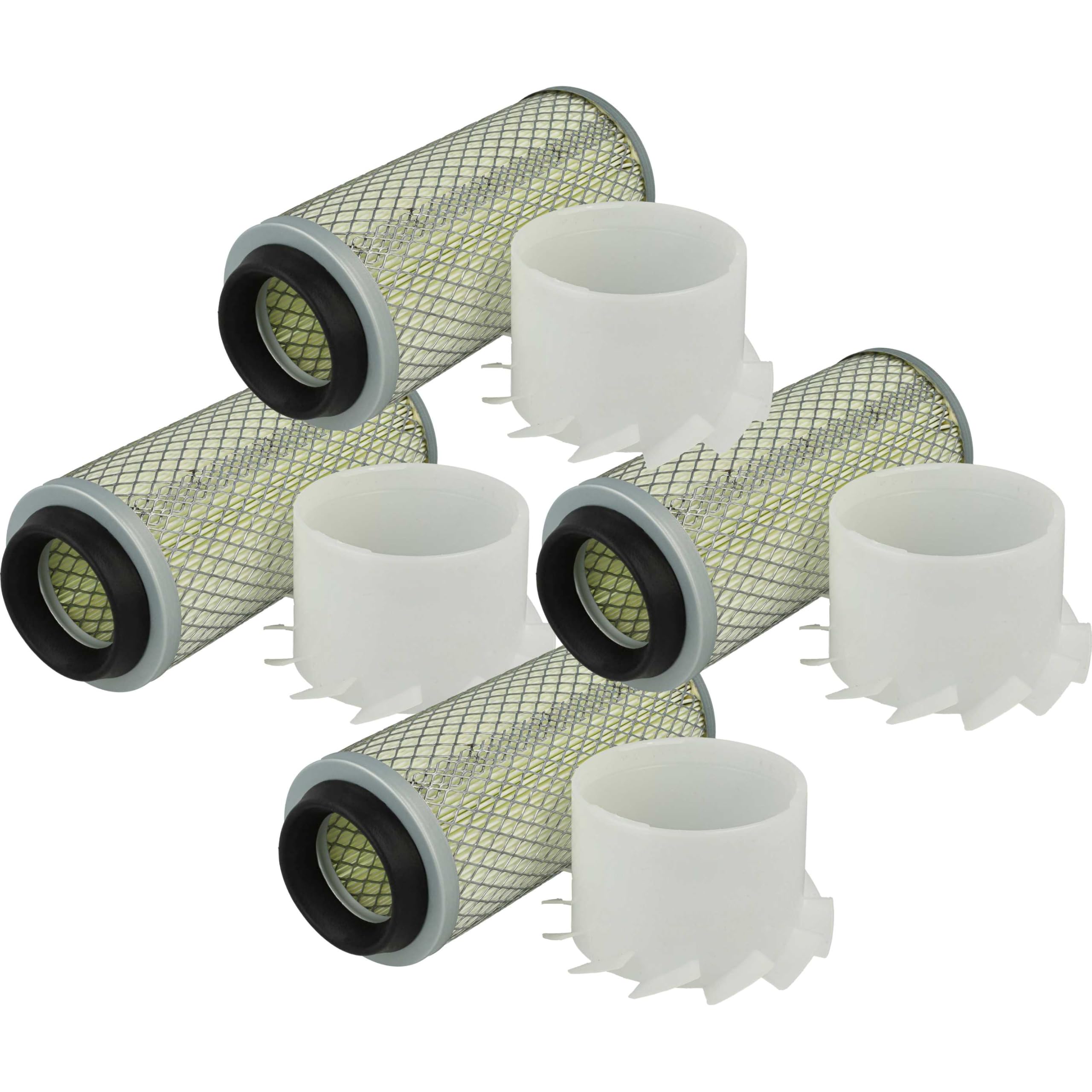 vhbw 4x Filtro motor exterior reemplaza MELROE E7410157, 897064, 6988081