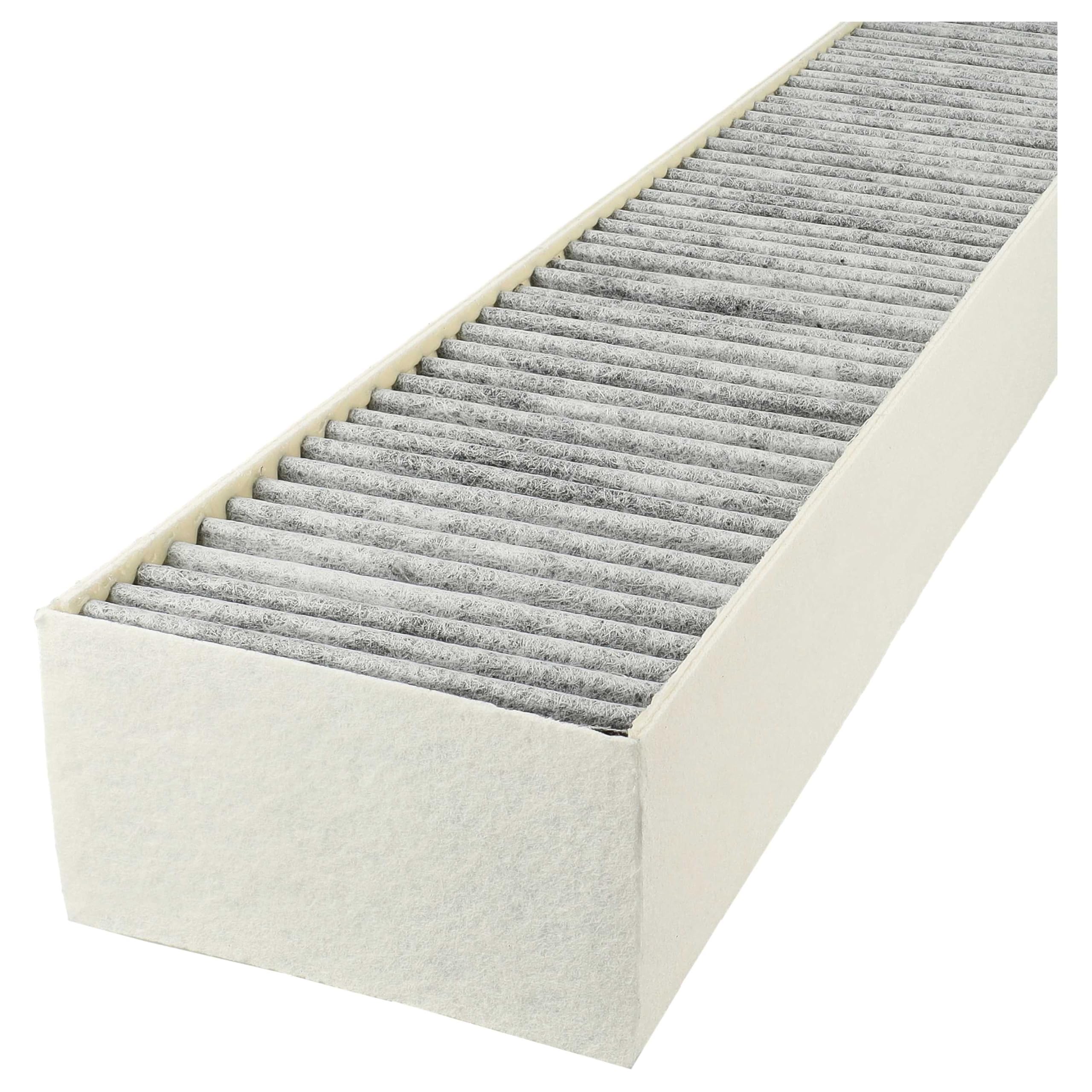 vhbw 2x filtro a carboni attivi compatibile con Siemens ED875FS11E, ED845FS11E, ED877FS25E, ED877FS21E, ED807FS25E, ED801FS11E cappe aspiranti